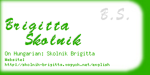 brigitta skolnik business card